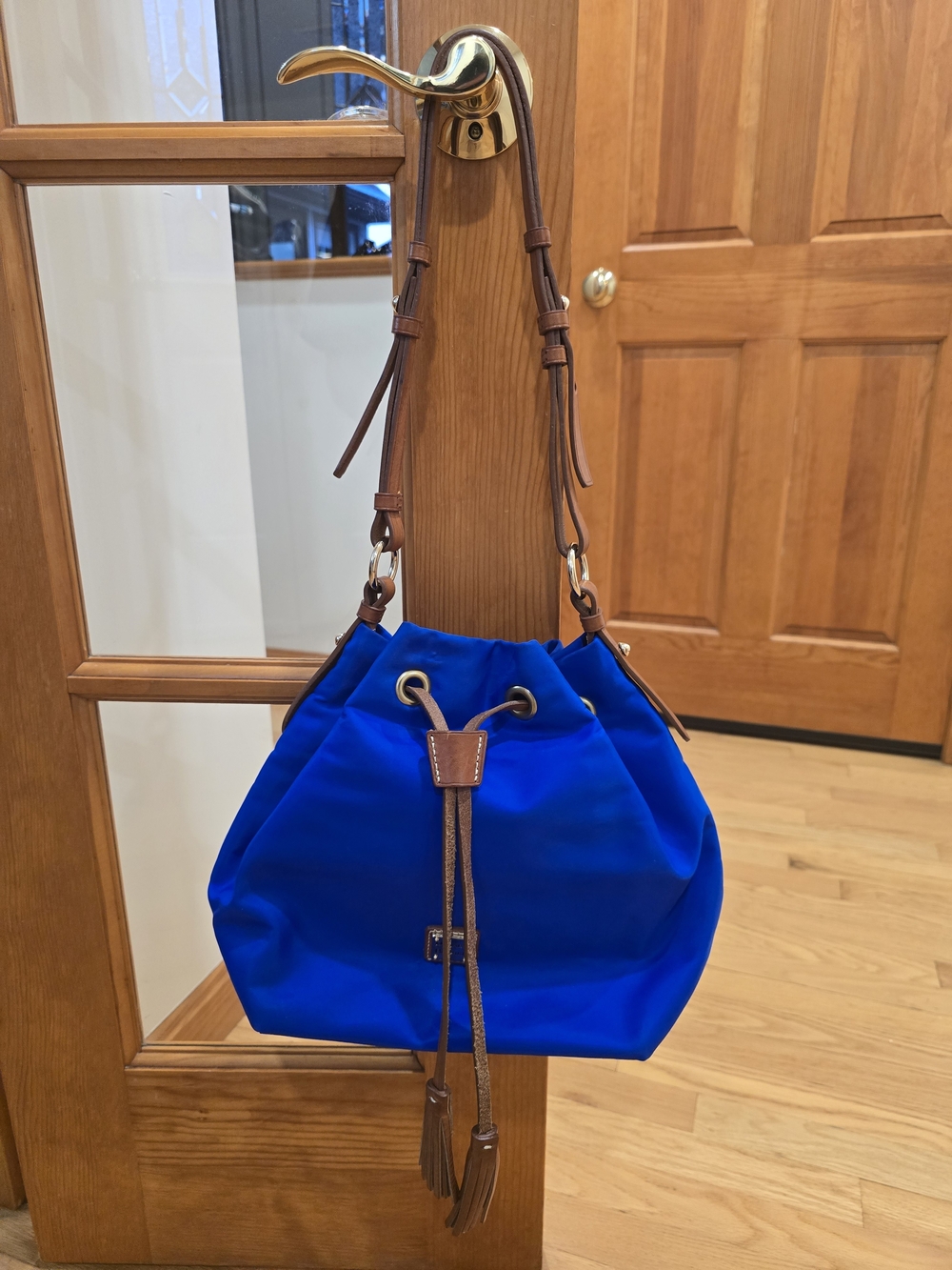 Bright Blue Dooney & Bourke Drawstring Shoulder Bag - Women